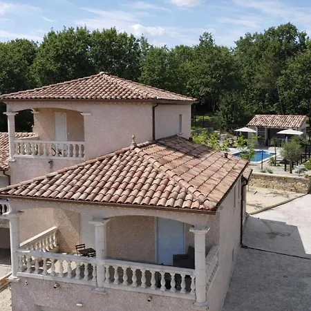 Les Oliviers - Villa Climatisee & Piscine Chauffee Molieres-sur-Ceze