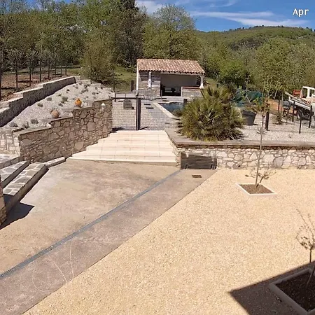 Villa Les Oliviers - Villa Climatisee & Piscine Chauffee Molieres-sur-Ceze